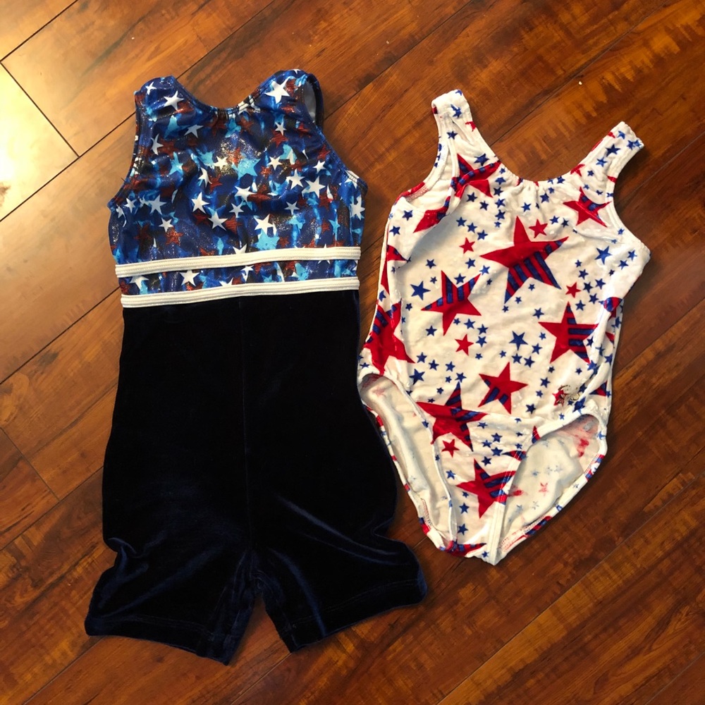 Girls gymnastic leotards